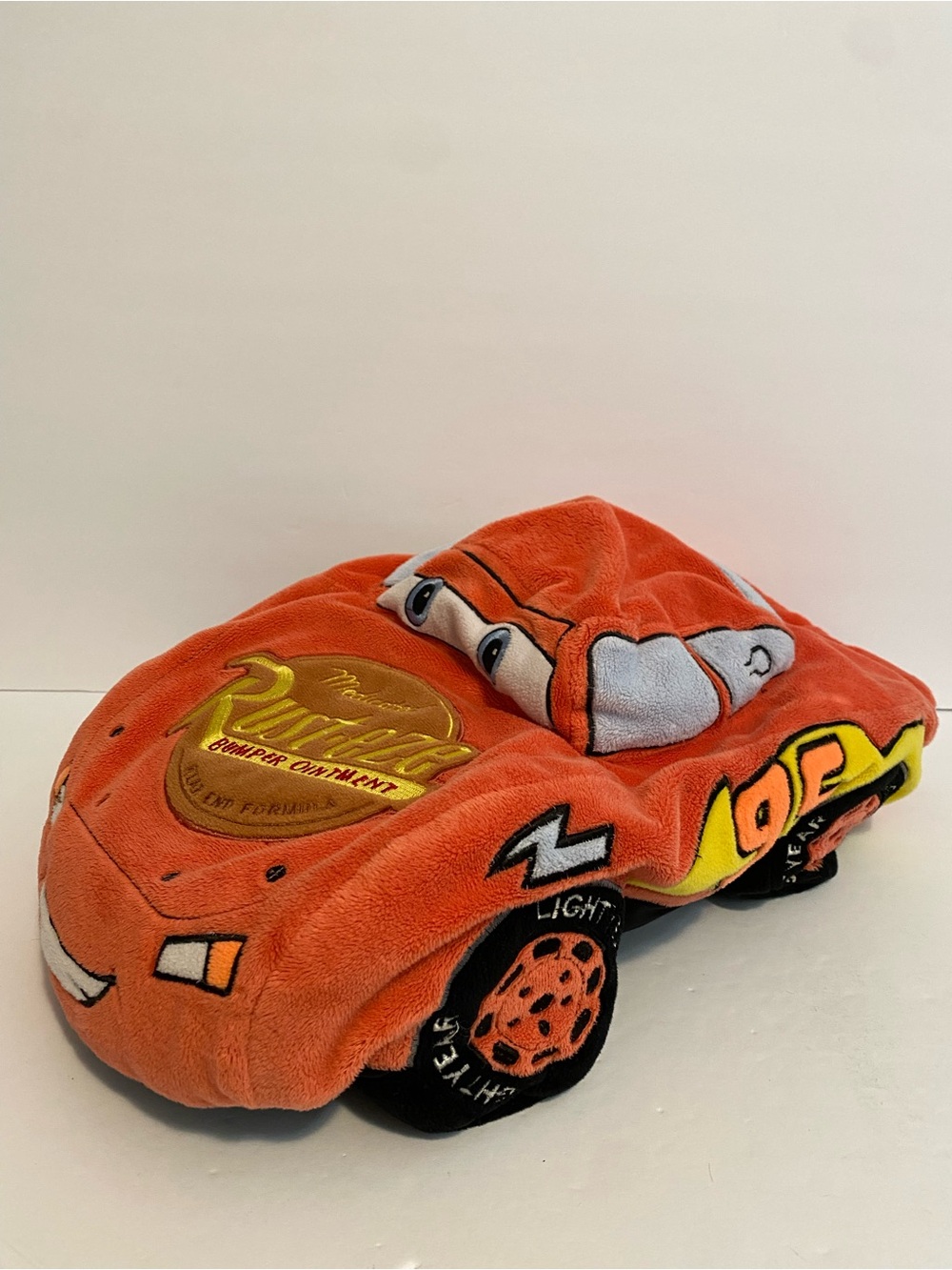 Disney Pixar Cars Lightning McQueen Micro Bead Soft Pillow Plush Stuffed Car Toy